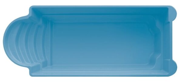 GFK Pool Schwimmbecken Kapri II 6,40m x 3,15m x 1,50m